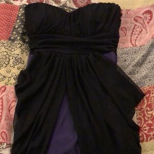 Short layered homecoming dress.